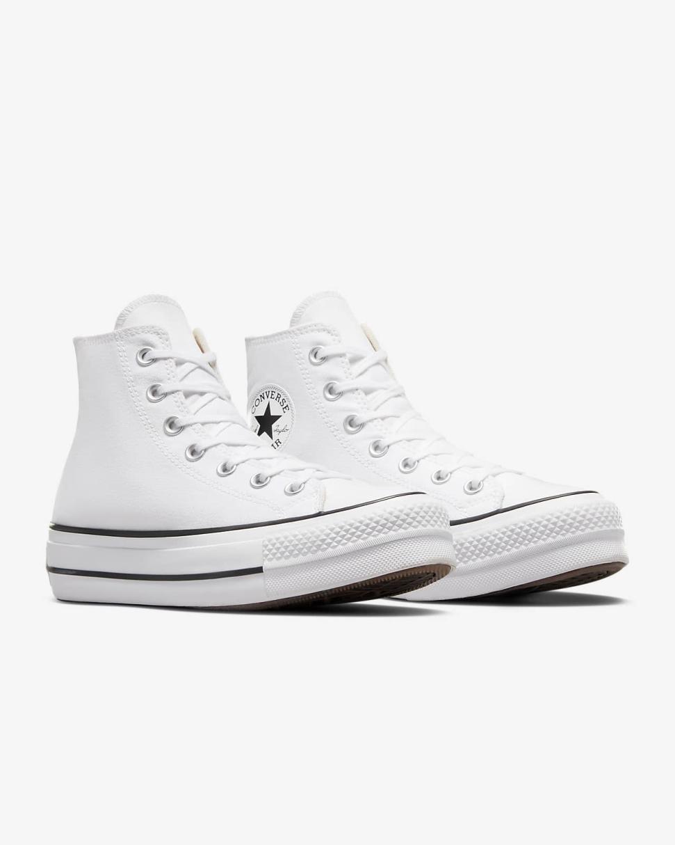 Chuck Taylor All Star Lift Platform Canvas White | Womens Nike Lifestyle