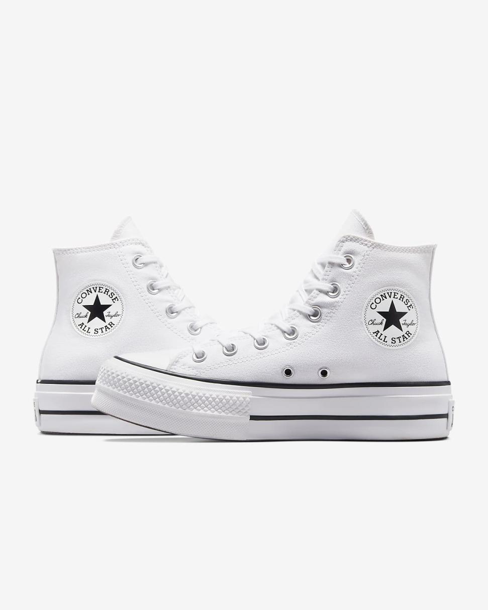Chuck Taylor All Star Lift Platform Canvas White | Womens Nike Lifestyle