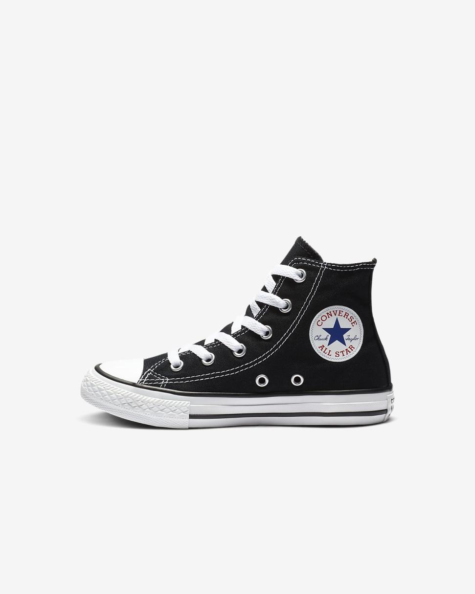 Converse Chuck Taylor All Star High Top Black | Kids Nike Lifestyle