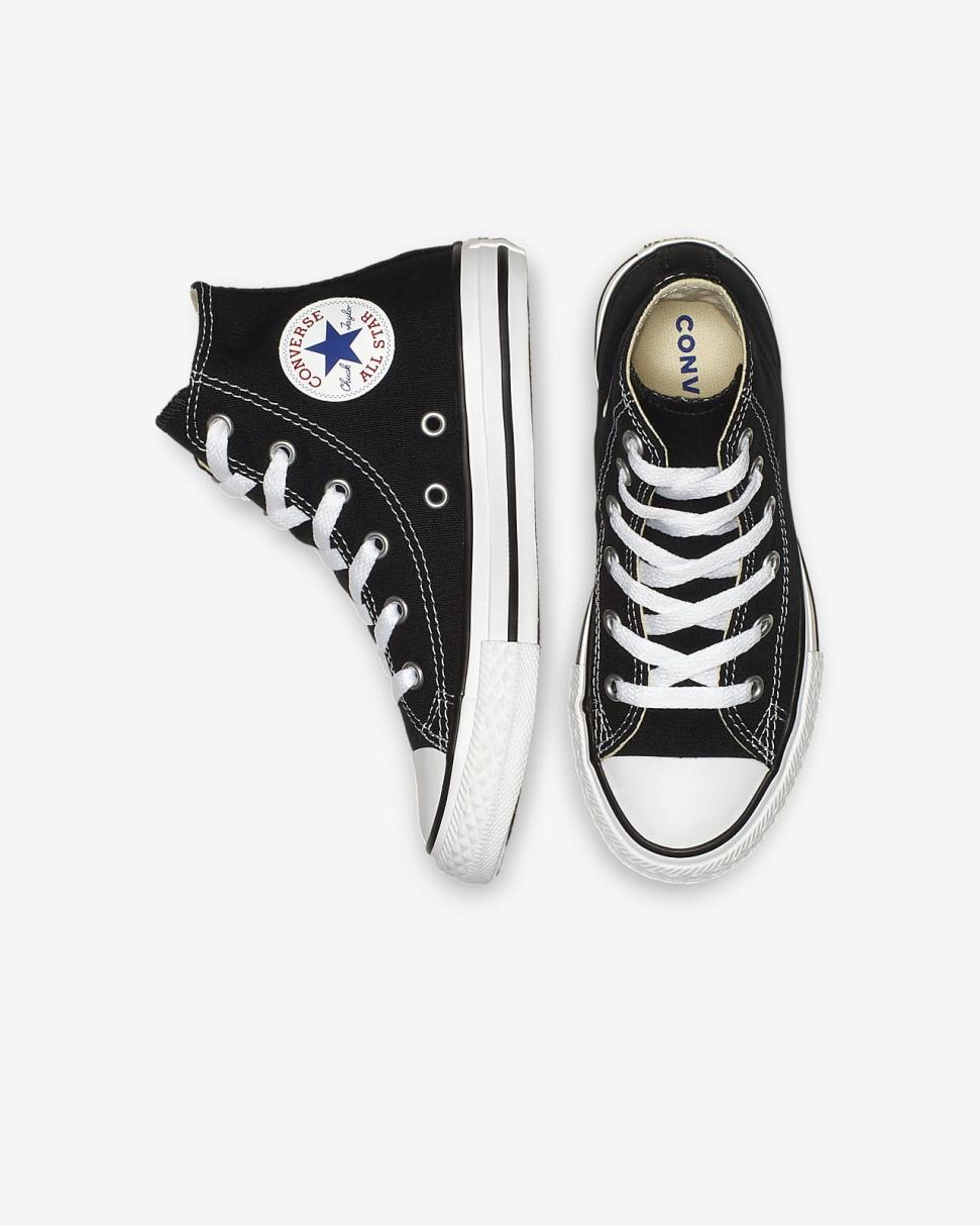 Converse Chuck Taylor All Star High Top Black | Kids Nike Lifestyle