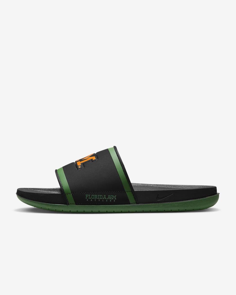 FAMU Black/Fortress Green/Orange Horizon | Mens Nike Slides