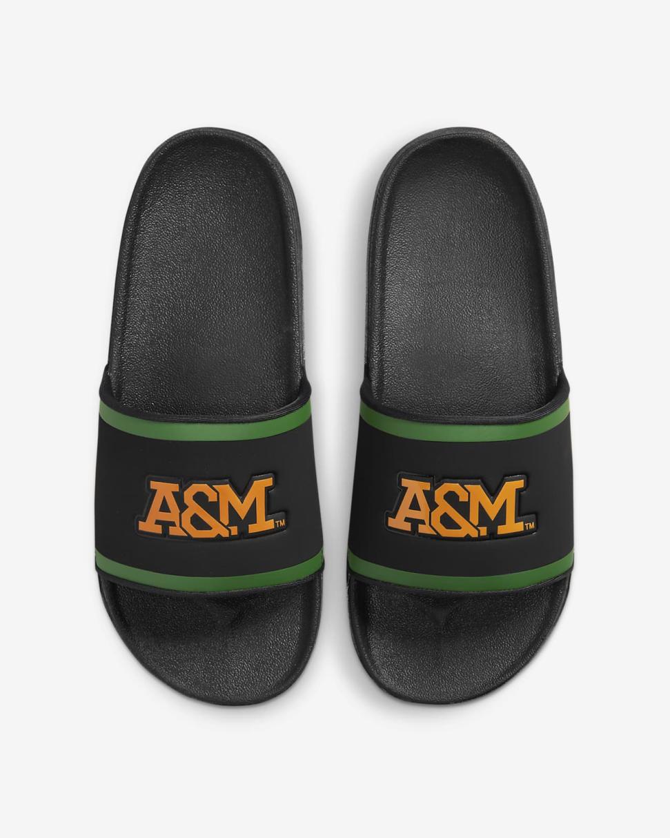 FAMU Black/Fortress Green/Orange Horizon | Mens Nike Slides