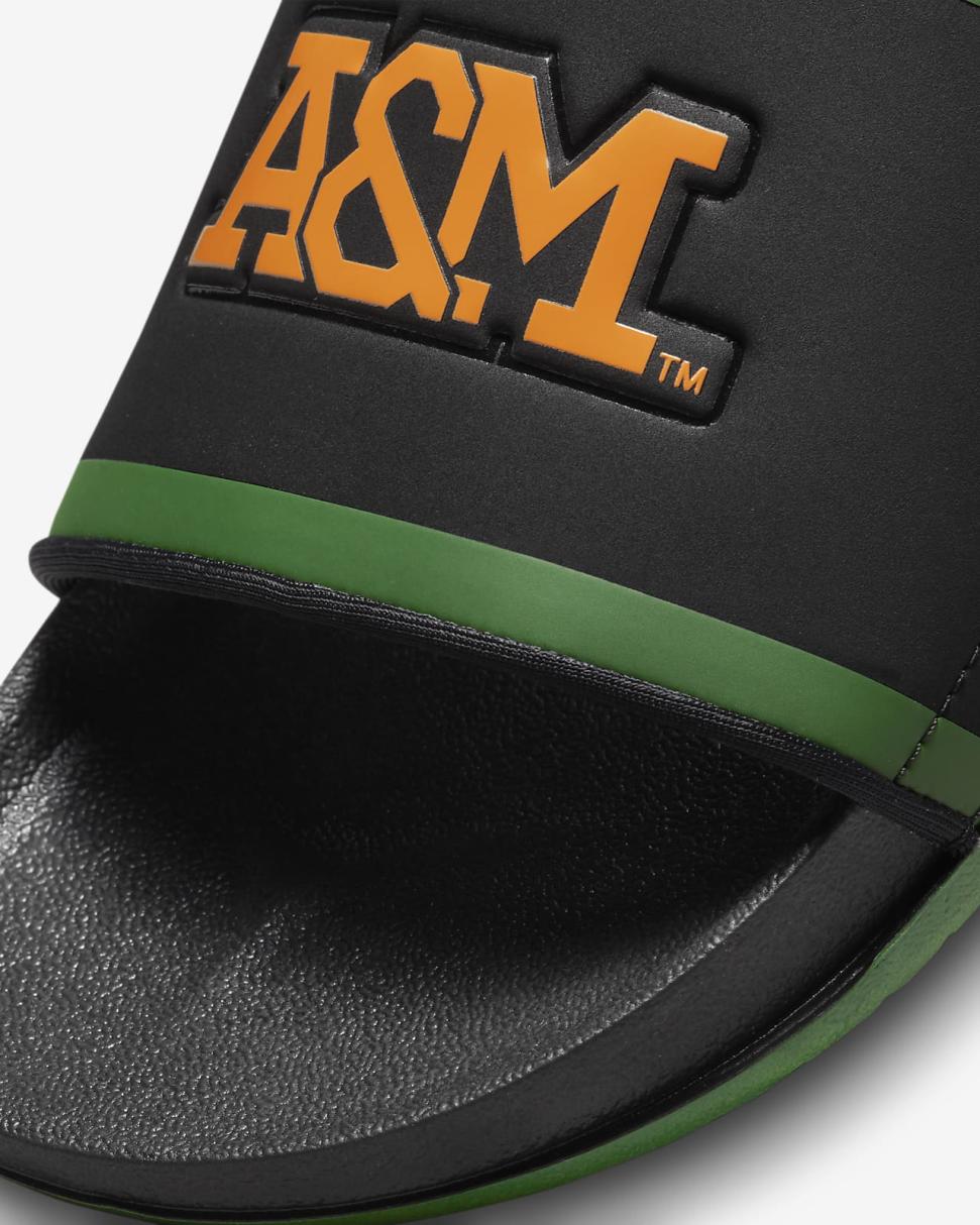 FAMU Black/Fortress Green/Orange Horizon | Mens Nike Slides