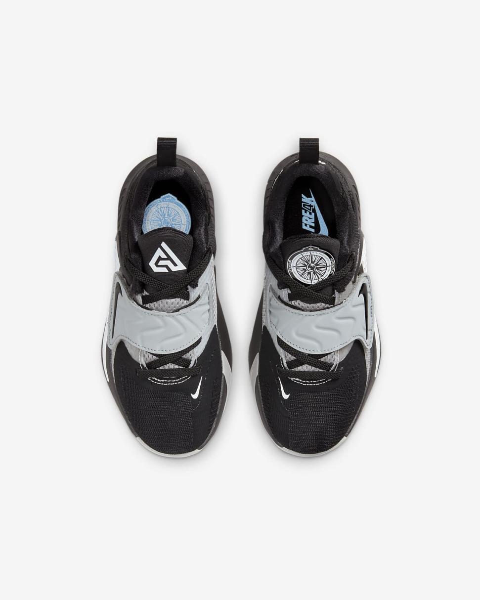 Freak 4 Black/Light Smoke Grey/University Blue/White | Kids Nike Basketball