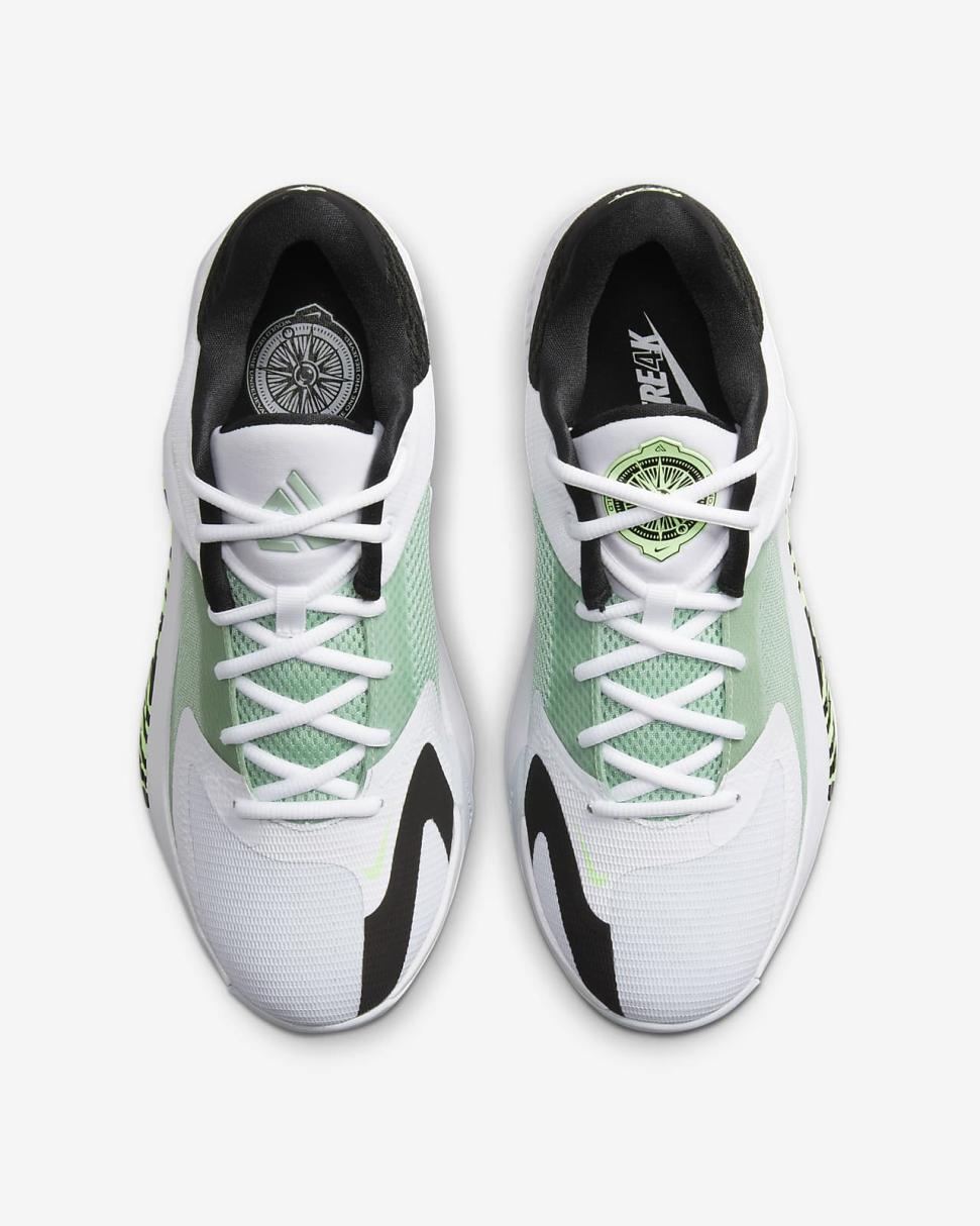 Freak 4 "Greek Coastline" White/Black/Barely Volt/White | Mens/Womens Nike Basketball