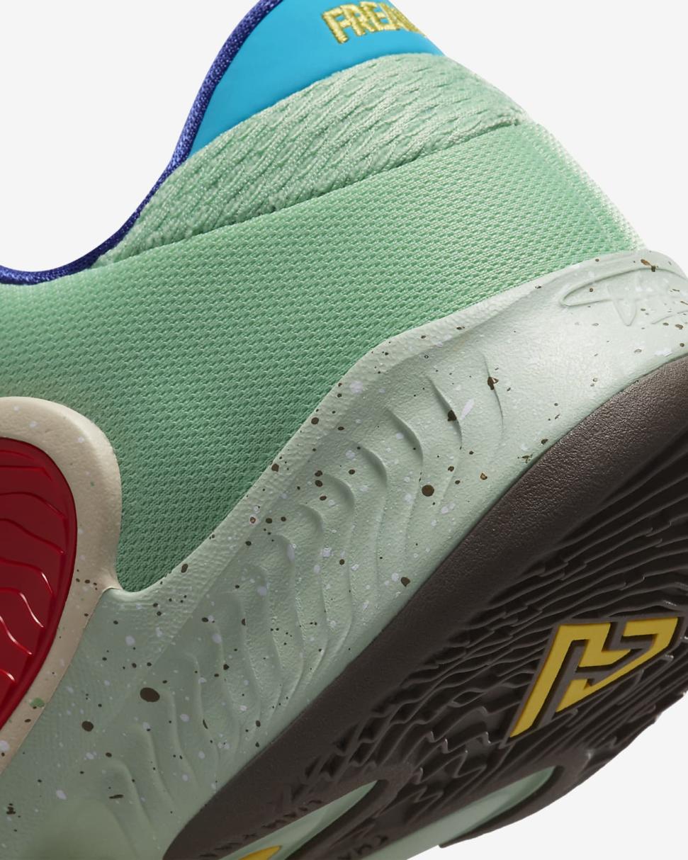 Freak 4 SE Enamel Green/Pearl White/Laser Blue/University Red | Kids Nike Basketball