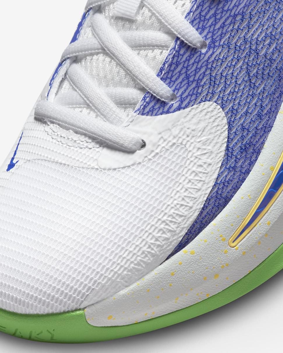 Freak 4 White/Summit White/Citron Pulse/Hyper Royal | Kids Nike Basketball