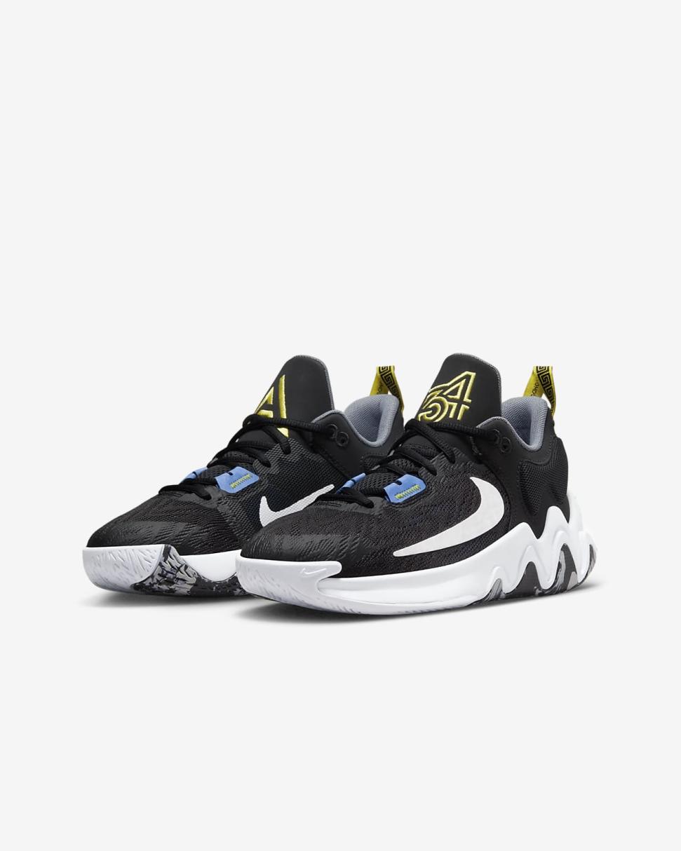 Giannis Immortality 2 Black/University Blue/Smoke Grey/White | Kids Nike First Day Kicks