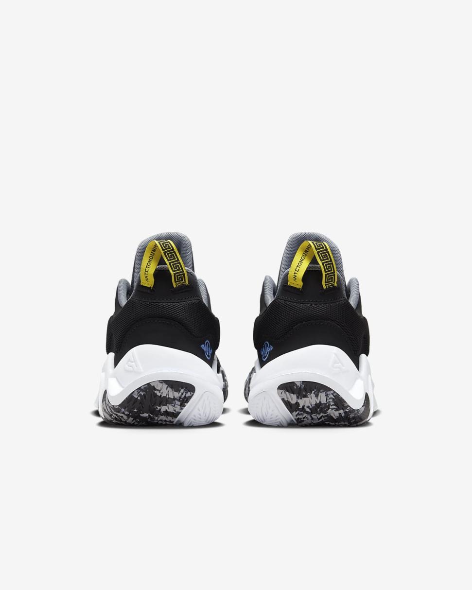 Giannis Immortality 2 Black/University Blue/Smoke Grey/White | Kids Nike First Day Kicks