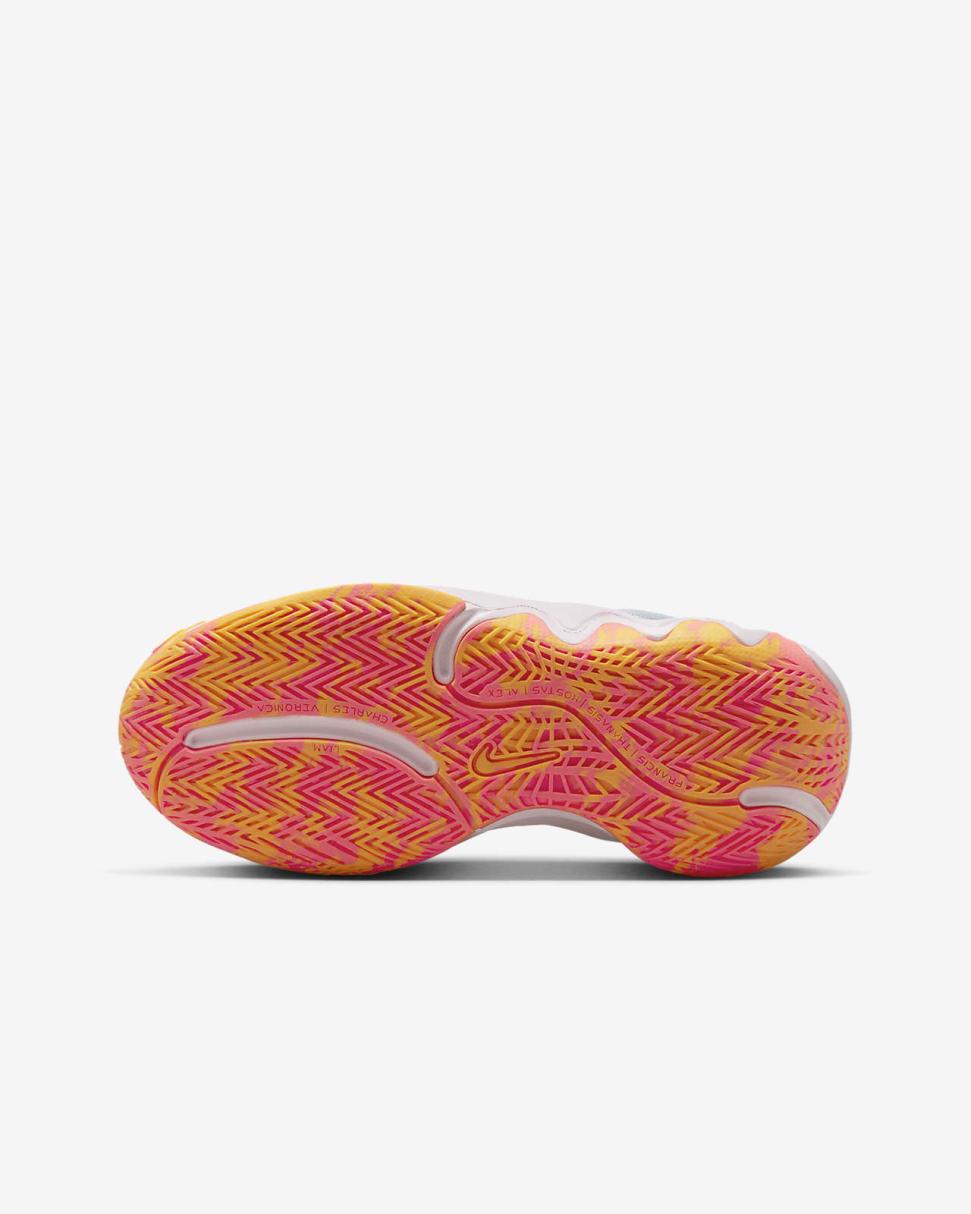 Giannis Immortality 2 Hot Punch/Pink Foam/Laser Orange/University Blue | Kids Nike First Day Kicks