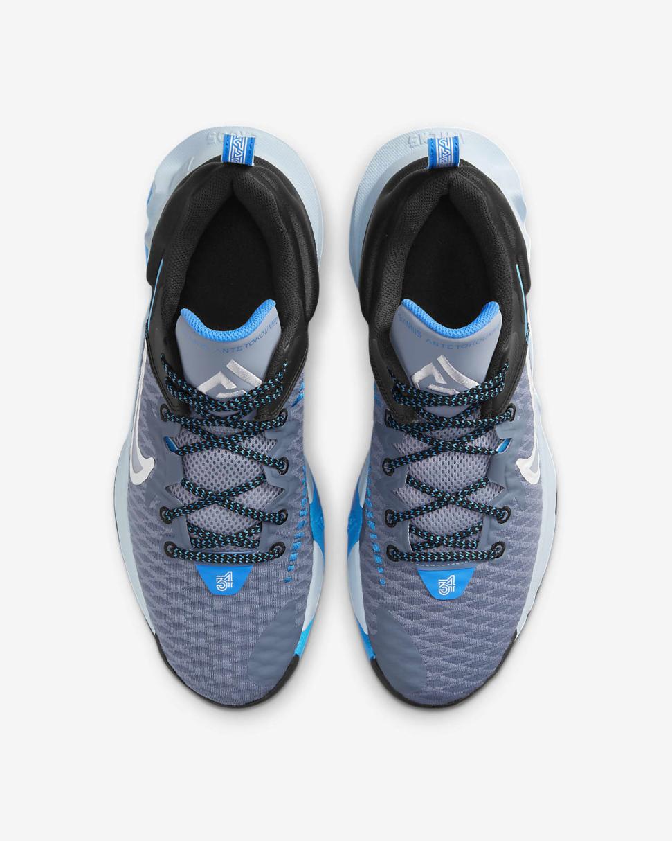 Giannis Immortality Ashen Slate/Black/Photo Blue/White | Mens/Womens Nike Basketball