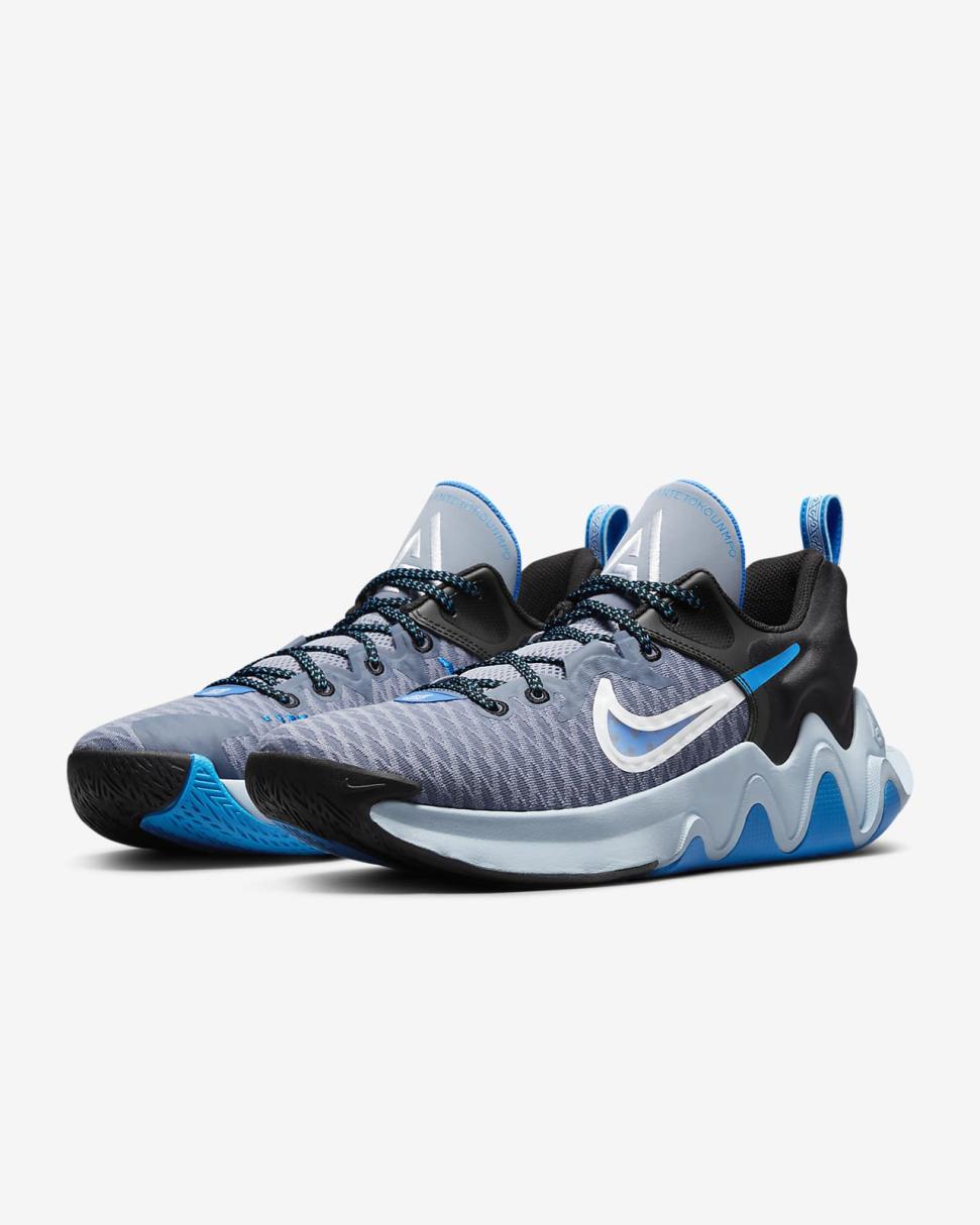 Giannis Immortality Ashen Slate/Black/Photo Blue/White | Mens/Womens Nike Basketball