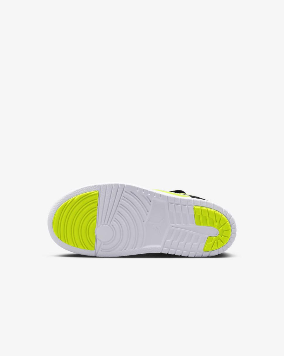 Jordan 1 Low Alt SE Volt/White/Black | Kids Nike Jordan