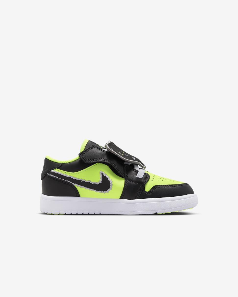 Jordan 1 Low Alt SE Volt/White/Black | Kids Nike Jordan