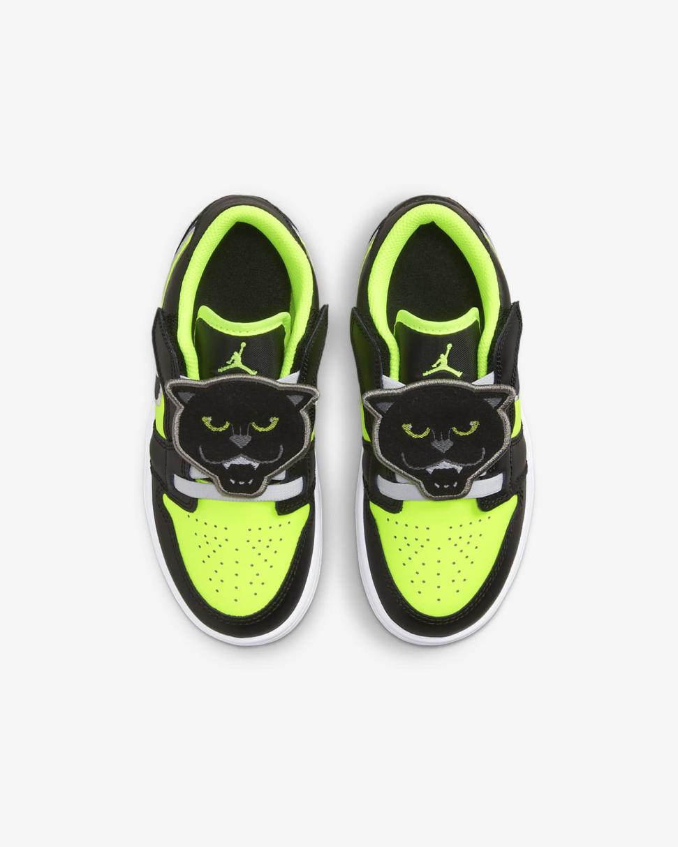 Jordan 1 Low Alt SE Volt/White/Black | Kids Nike Jordan