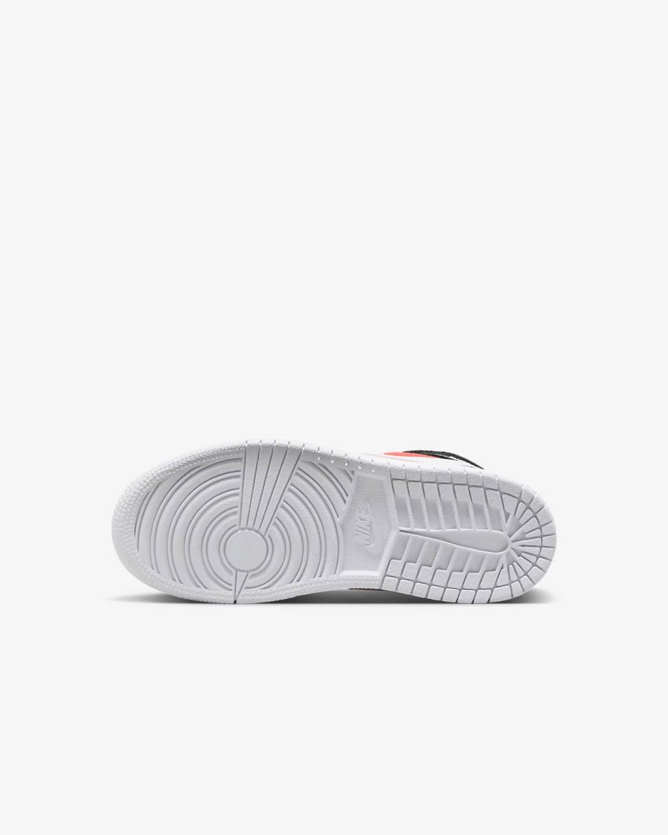 Jordan 1 Mid SE Black/Infrared 23/White | Kids Nike Jordan