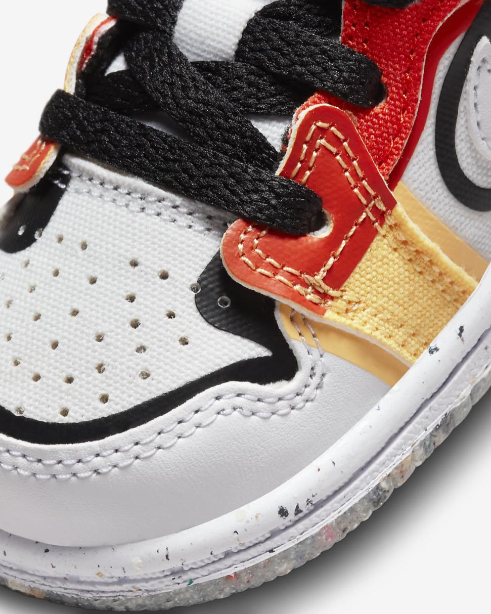 Jordan 1 Mid SE White/Picante Red/French Blue/Black | Kids Nike Jordan