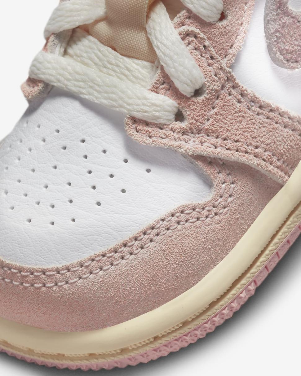 Jordan 1 Retro High OG Atmosphere/Muslin/Sail/White | Kids Nike Jordan