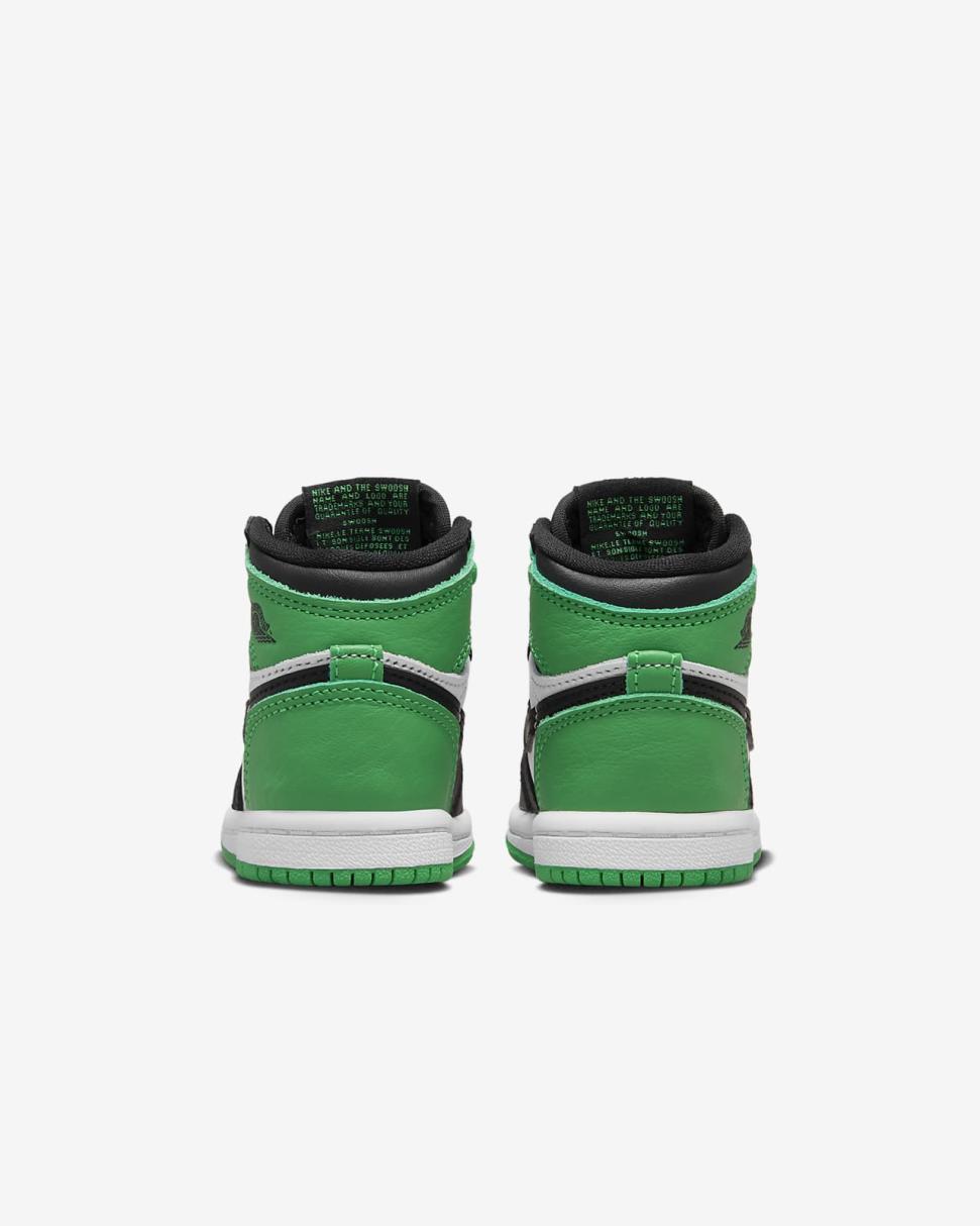 Jordan 1 Retro High OG Black/White/Lucky Green | Kids Nike Jordan