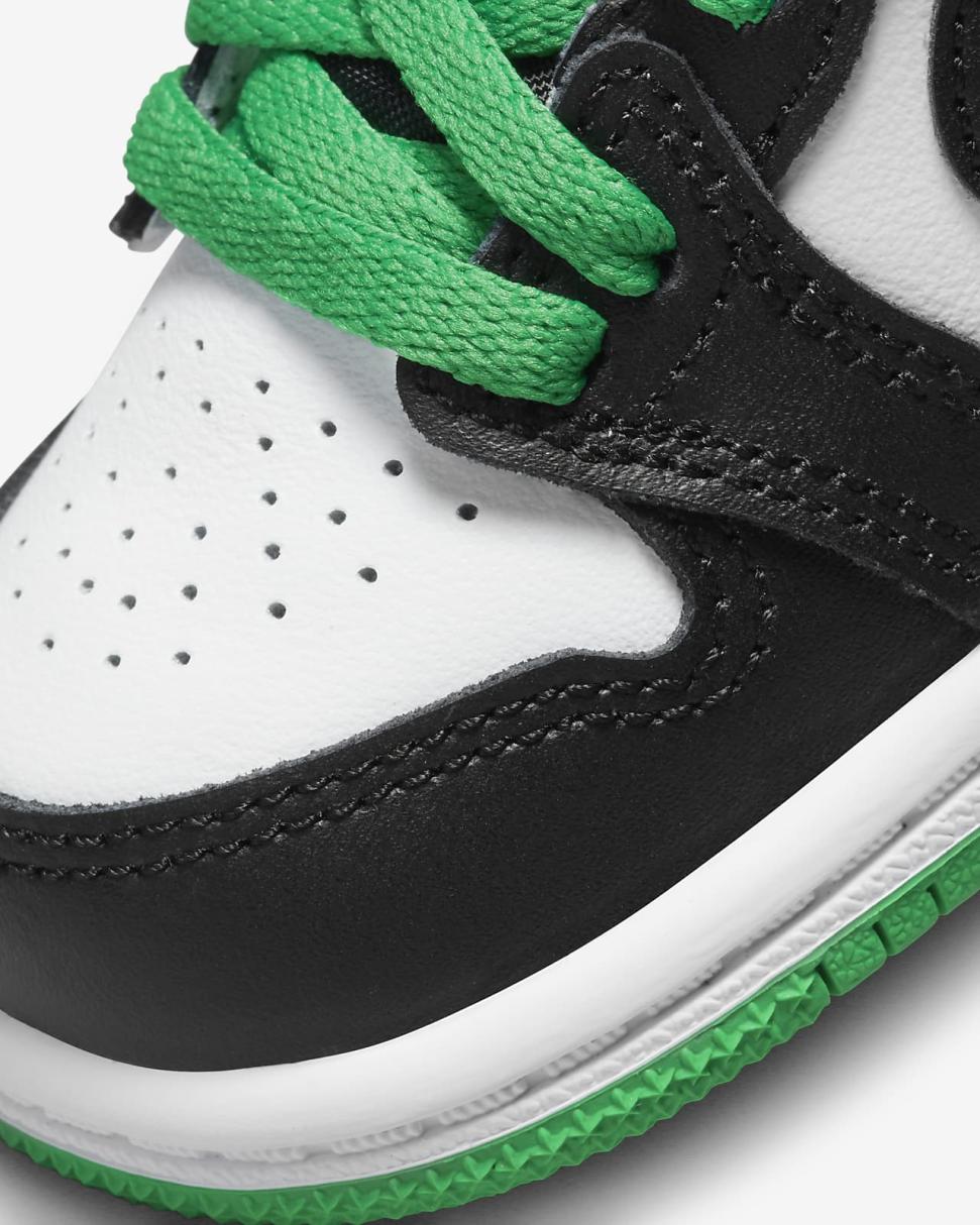 Jordan 1 Retro High OG Black/White/Lucky Green | Kids Nike Jordan