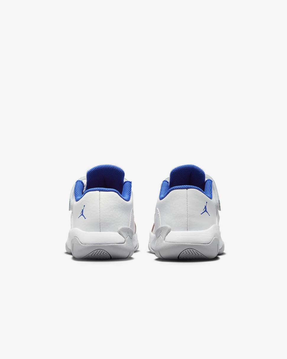 Jordan 11 CMFT Low White/Safety Orange/Hyper Royal | Kids Nike Jordan