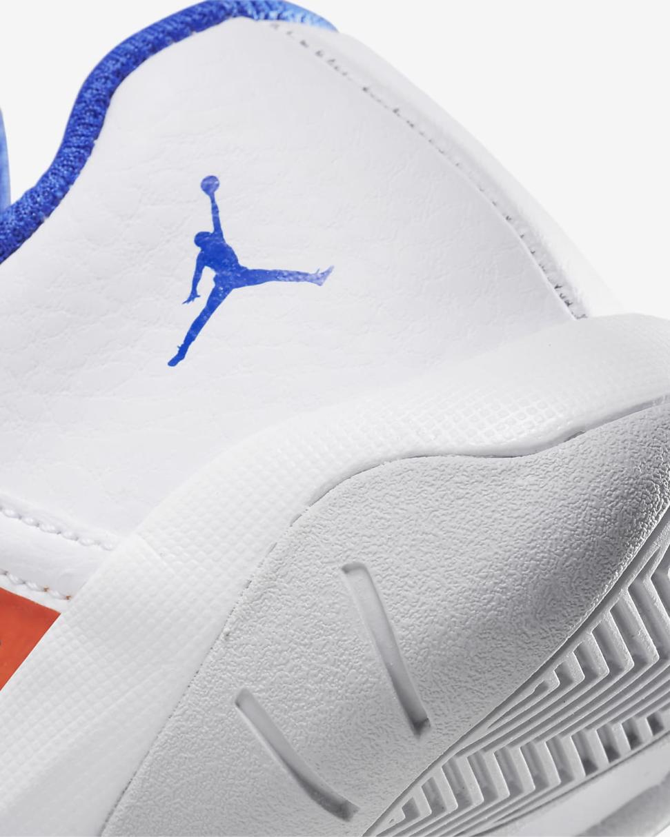 Jordan 11 CMFT Low White/Safety Orange/Hyper Royal | Kids Nike Jordan