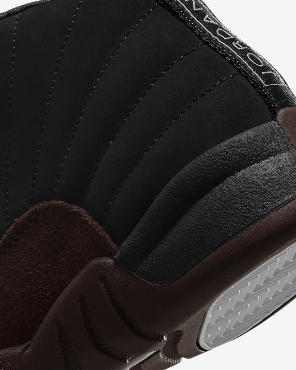 Jordan 12 X A Ma Maniére Black/Burgundy Crush/Black | Kids Nike Jordan