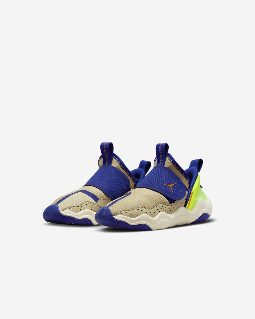 Jordan 23/7 Team Gold/Radiant Blue/Volt/Vivid Orange | Kids Nike Jordan