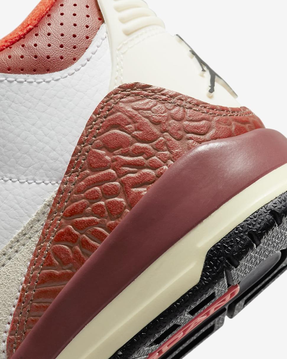 Jordan 3 Retro SE White/Mars Stone/Team Orange/Black | Kids Nike Jordan