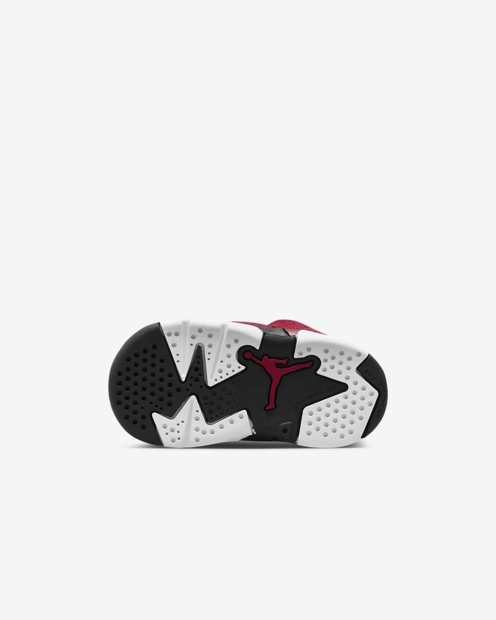 Jordan 6 Retro Varsity Red/Black | Kids Nike Jordan