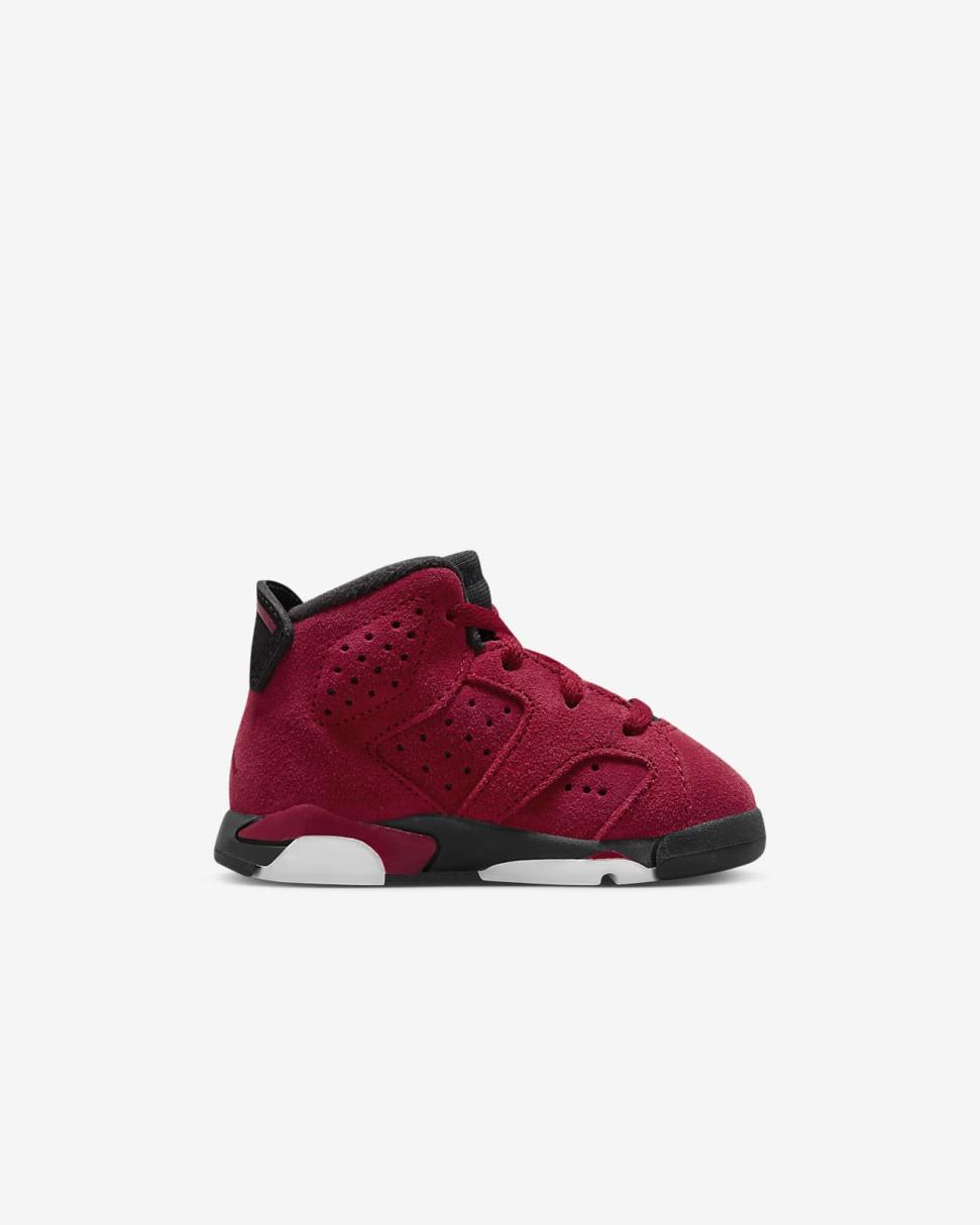 Jordan 6 Retro Varsity Red/Black | Kids Nike Jordan