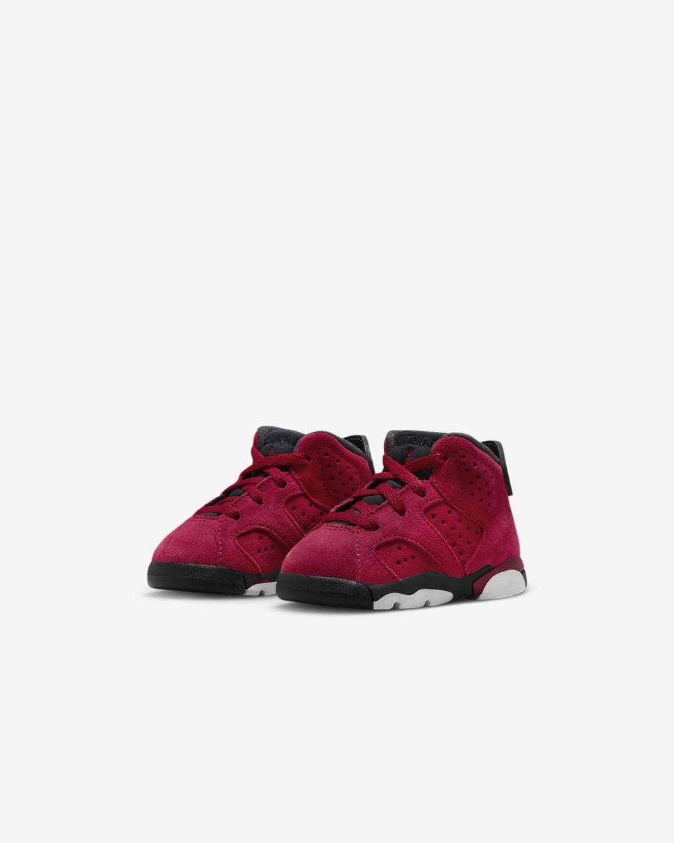 Jordan 6 Retro Varsity Red/Black | Kids Nike Jordan