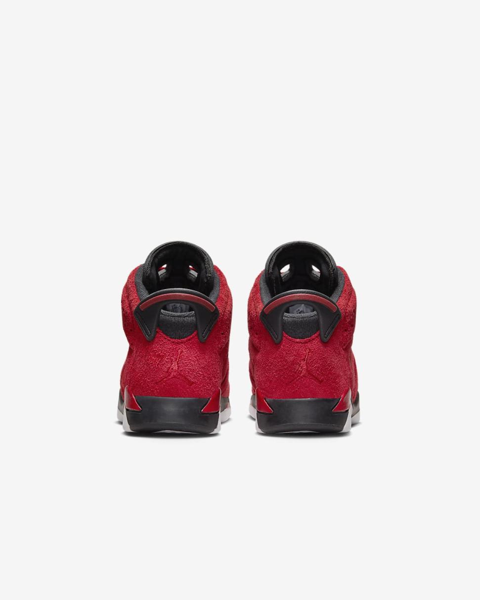 Jordan 6 Retro Varsity Red/Black | Kids Nike Jordan