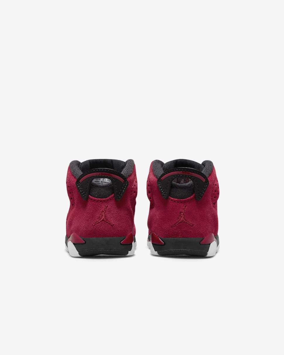 Jordan 6 Retro Varsity Red/Black | Kids Nike Jordan