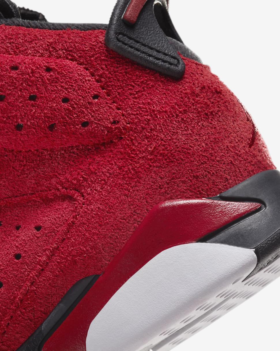 Jordan 6 Retro Varsity Red/Black | Kids Nike Jordan