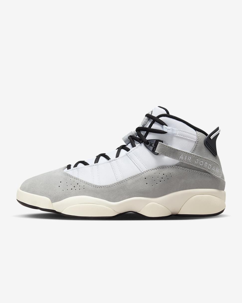 Jordan 6 Rings Light Smoke Grey/Black/Sail/White | Mens Nike Lifestyle