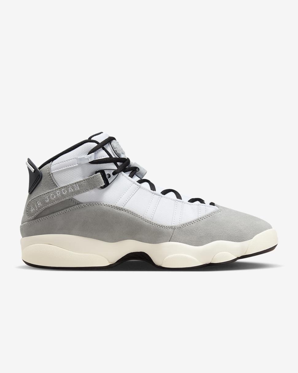 Jordan 6 Rings Light Smoke Grey/Black/Sail/White | Mens Nike Lifestyle