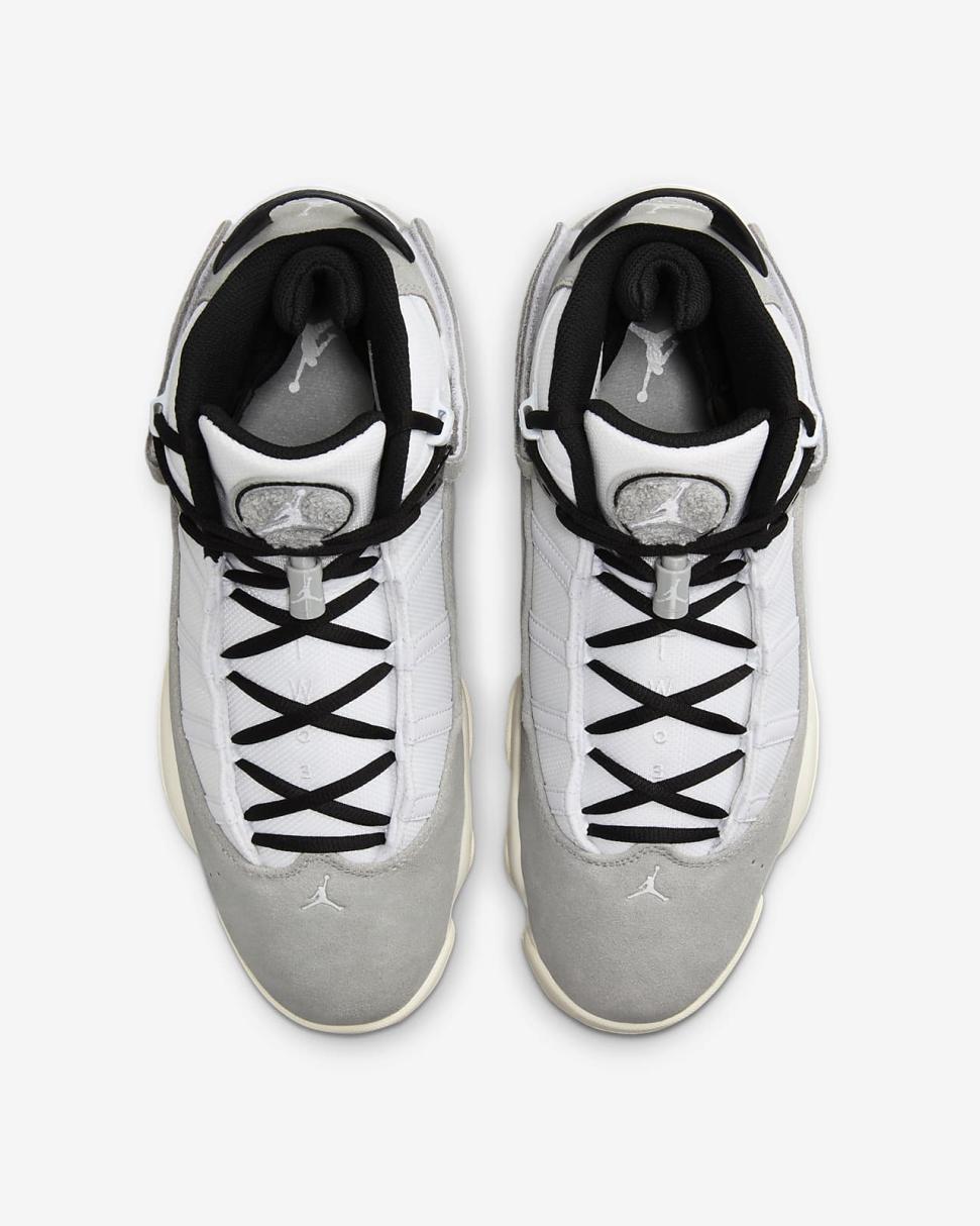 Jordan 6 Rings Light Smoke Grey/Black/Sail/White | Mens Nike Lifestyle