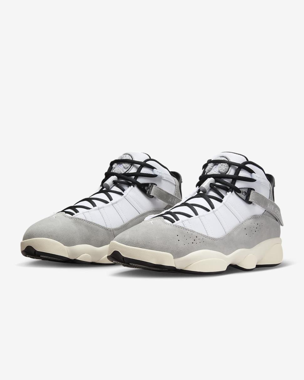 Jordan 6 Rings Light Smoke Grey/Black/Sail/White | Mens Nike Lifestyle