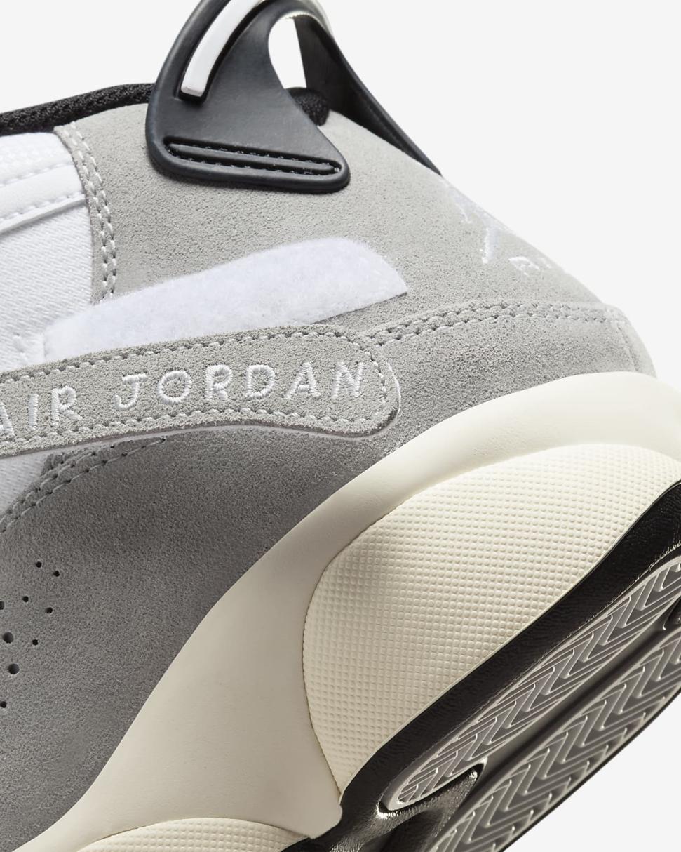 Jordan 6 Rings Light Smoke Grey/Black/Sail/White | Mens Nike Lifestyle