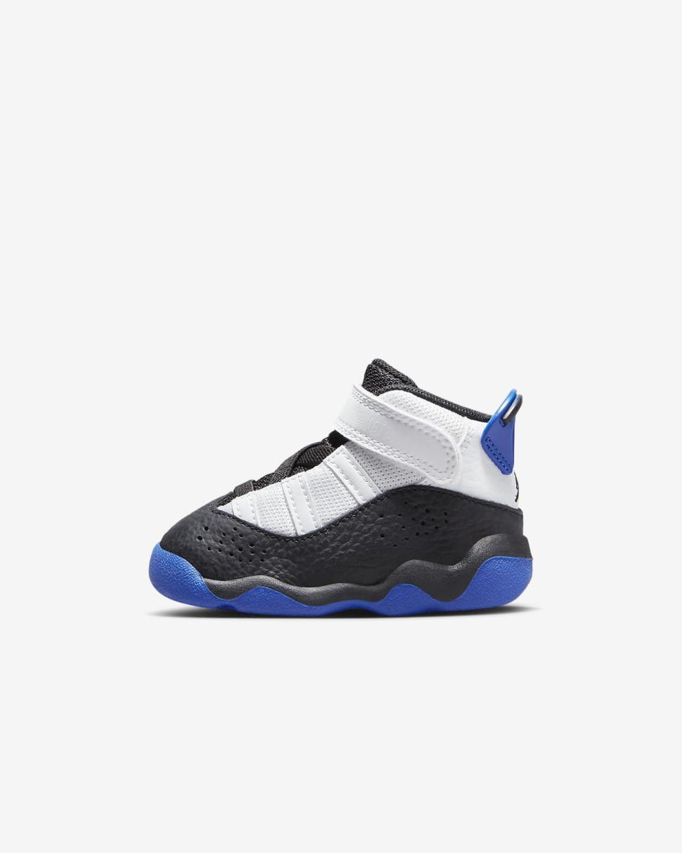 Jordan 6 Rings White/Black/Game Royal | Kids Nike Jordan