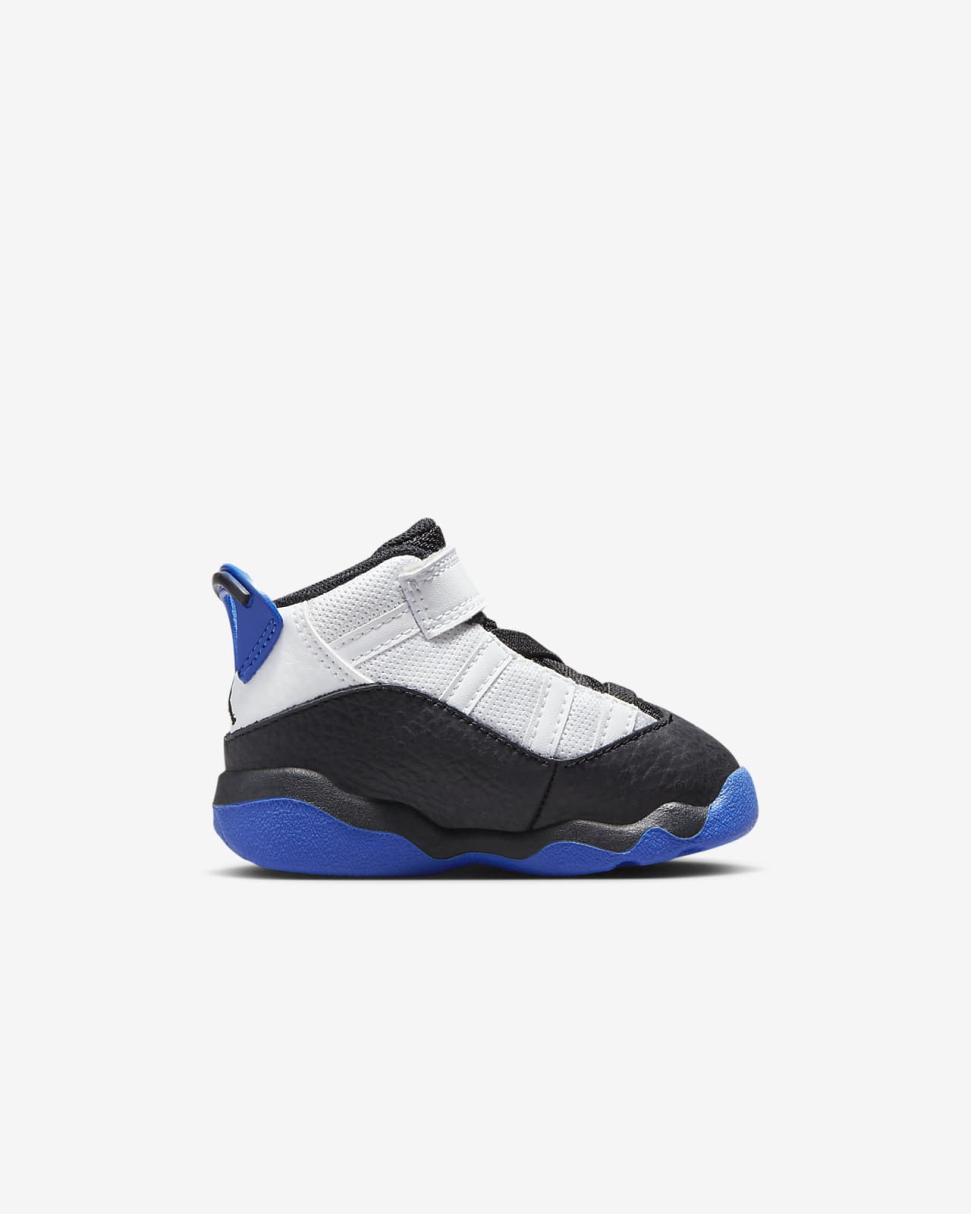 Jordan 6 Rings White/Black/Game Royal | Kids Nike Jordan
