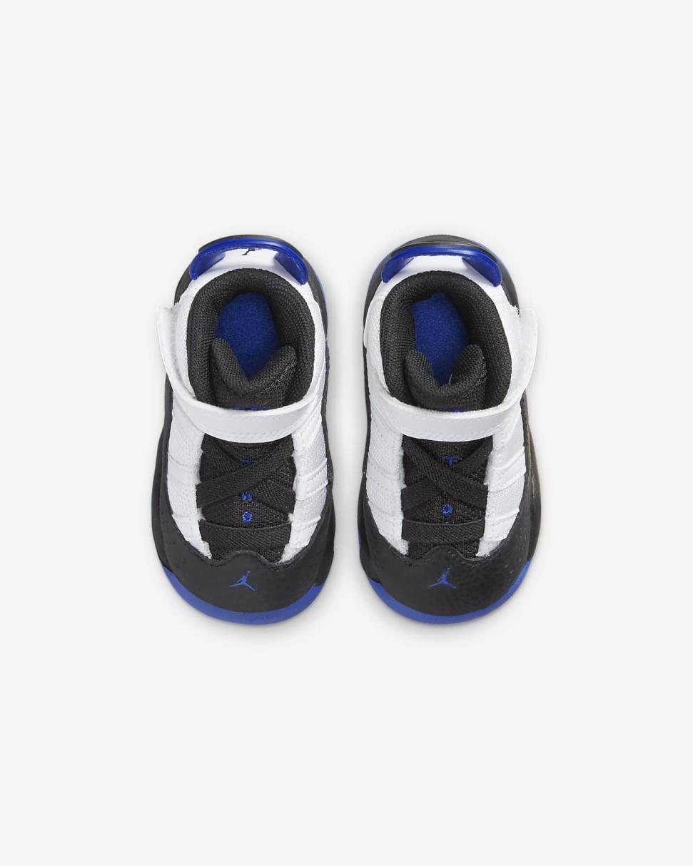Jordan 6 Rings White/Black/Game Royal | Kids Nike Jordan