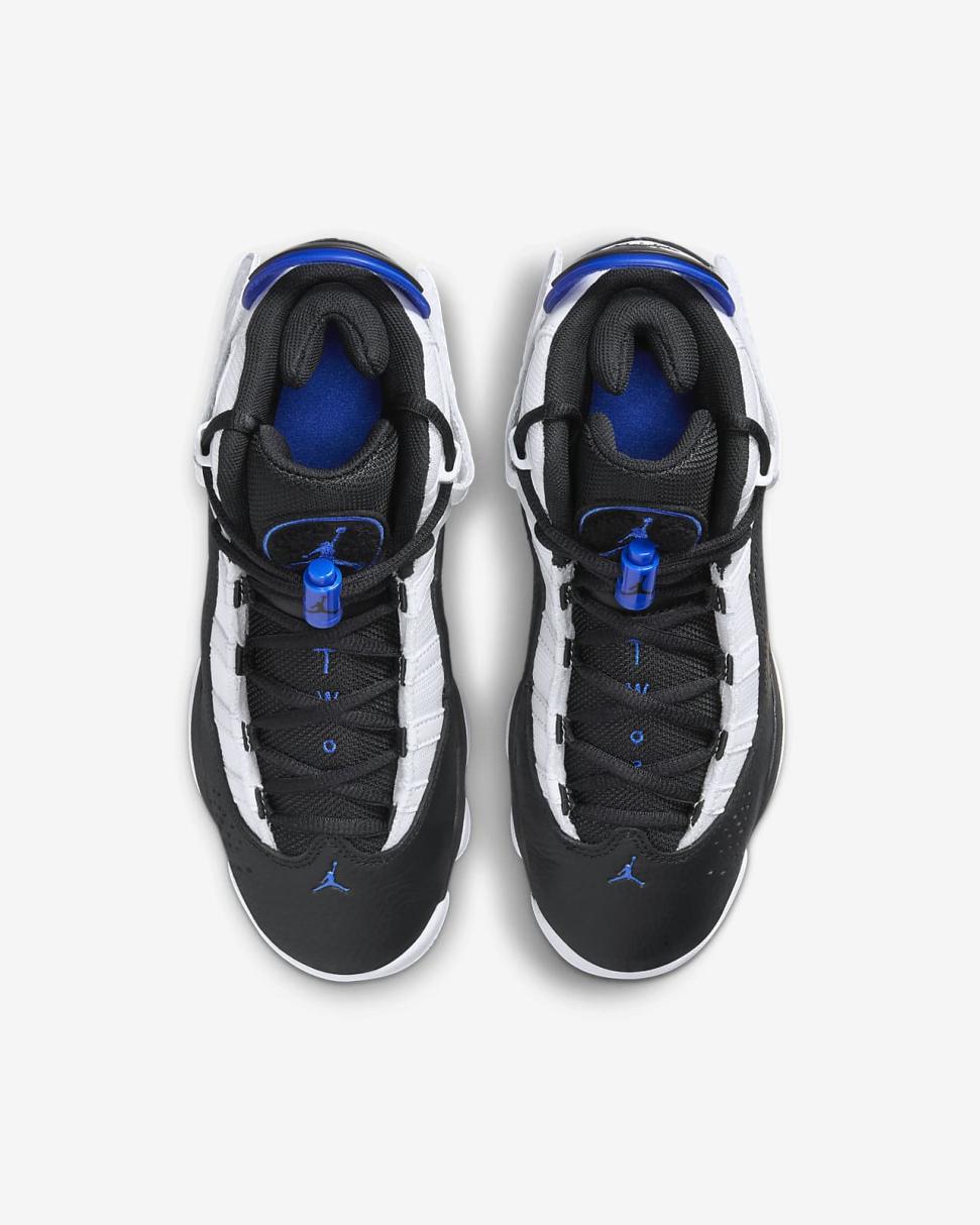 Jordan 6 Rings White/Black/Game Royal | Kids Nike Jordan