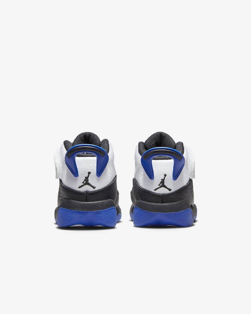 Jordan 6 Rings White/Black/Game Royal | Kids Nike Jordan