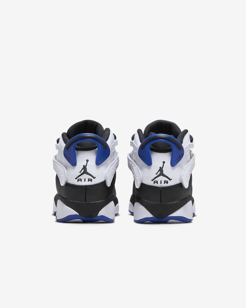 Jordan 6 Rings White/Black/Game Royal | Kids Nike Jordan