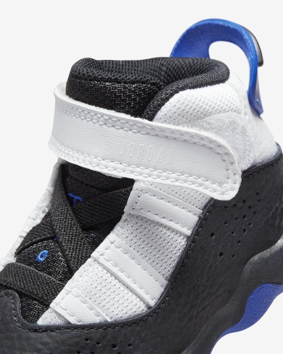 Jordan 6 Rings White/Black/Game Royal | Kids Nike Jordan