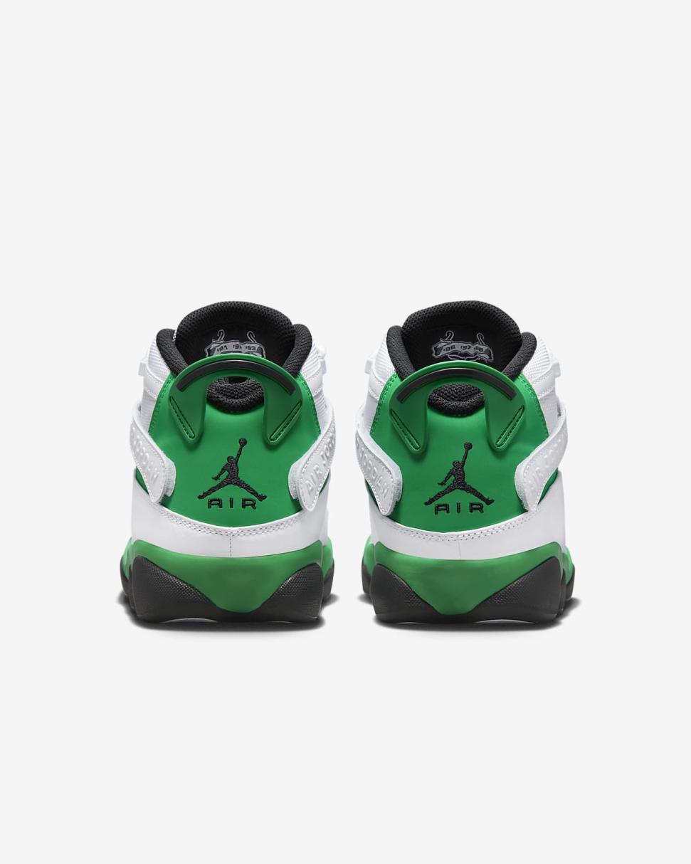 Jordan 6 Rings White/Black/Lucky Green | Mens Nike Lifestyle