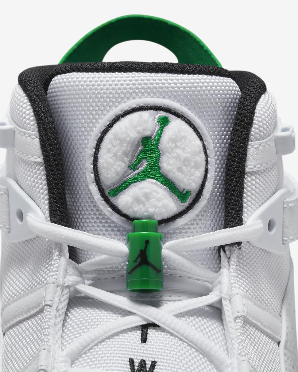 Jordan 6 Rings White/Black/Lucky Green | Mens Nike Lifestyle