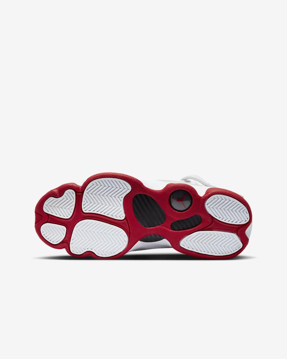 Jordan 6 Rings White/Black/University Red | Kids Nike Jordan